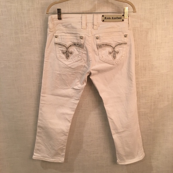 Rock Revival Denim - ⚡️50% off Rock Revival Jeans size 26 white color